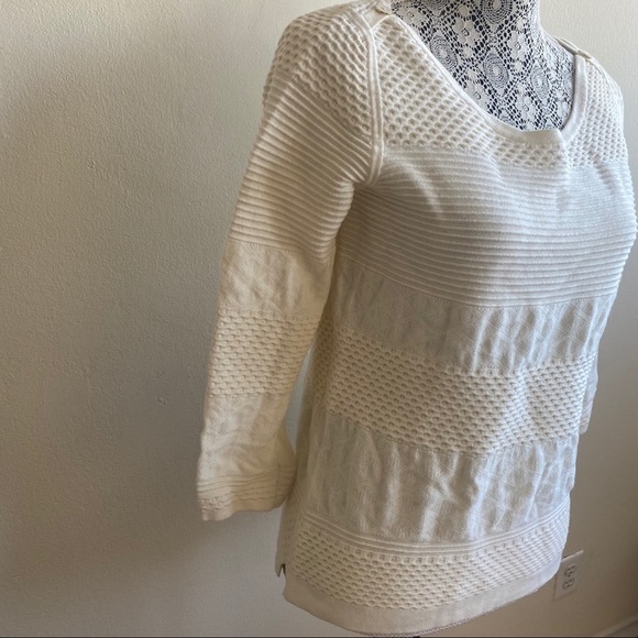 Banana Republic Cream Knit Sweater - Picture 3 of 3